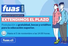 FUAS 2025: Mineduc extiende plazo para postular a la gratuidad y beneficios estudiantiles para la educación superior