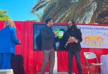 Con un llamado a la acción climática del geógrafo chileno Marcelo Lagos, se inauguró la 1° Feria Científica de Bollenar