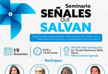 Seminario “Señales que Salvan” reunirá a expertos nacionales e internacionales