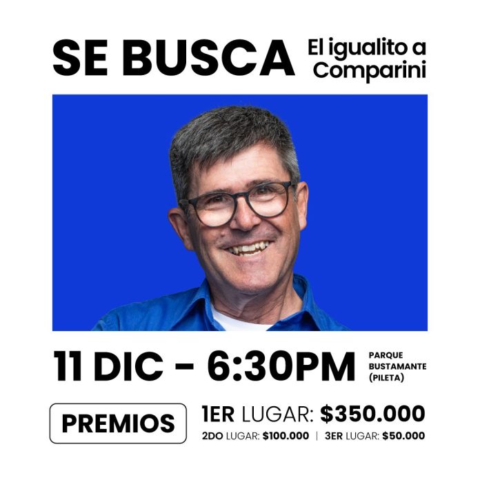 ¡350 mil pesos para el igualito a Comparini!