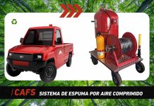 Cafs: sistema de espuma para combatir incendios en primera fase. A33, cafs pir300-x, cafs-pir200-x