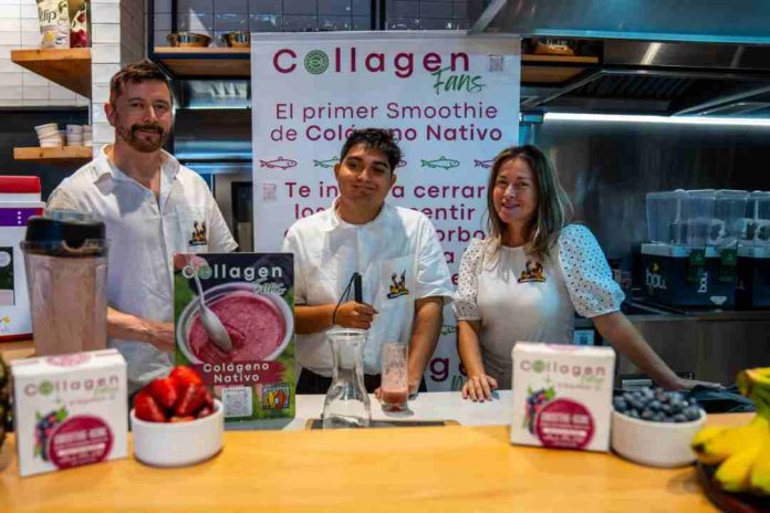 Innovación chilena: Estudiante de derecho crea batido a base de colágeno aprovechando las escamas del salmón