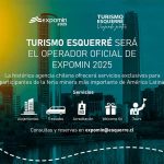 Turismo Esquerré será el operador oficial de EXPOMIN 2025