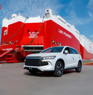 BYD YA OPERA SU BUQUE “SHENZHEN”, EL MAYOR TRANSPORTADOR DE AUTOMÓVILES DEL MUNDO