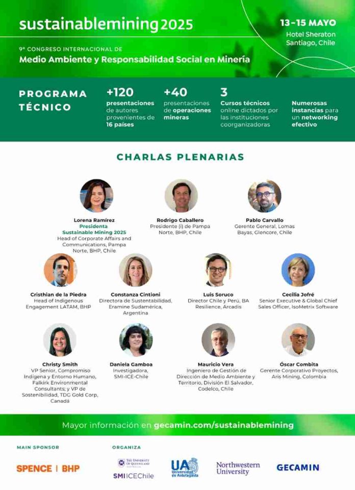 Congreso Sustainable Mining 2025: Extraer con responsabilidad, crear con sustentabilidad