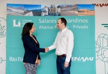 ENAMI desarrollará con Rio Tinto el proyecto de litio Salares Altoandinos habilitando una inversión estimada de US$ 3 mil millones