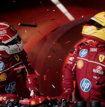 Hamilton y Leclerc cambiaron la velocidad por la creatividad: ahora juegan con LEGO