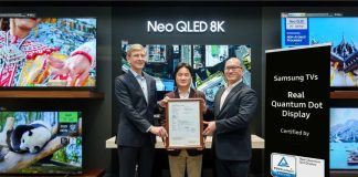 Los televisores QLED de Samsung obtienen la certificación Real Quantum Dot Display de TÜV Rheinland