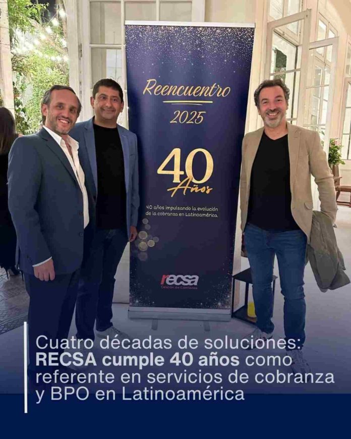 RECSA cumple 40 años como referente en servicios de cobranza y BPO en Latinoamérica
