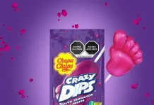 Chupa Chups lanza su nueva paleta “Crazy Dips” en Chile