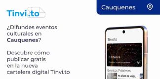 Aplicación Tinvi.to llega a Cauquenes para difundir eventos culturales con la comunidad