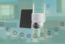 Llegó la Cámara PTZ con panel solar Wi-Fi para exteriores de Nexxt Home