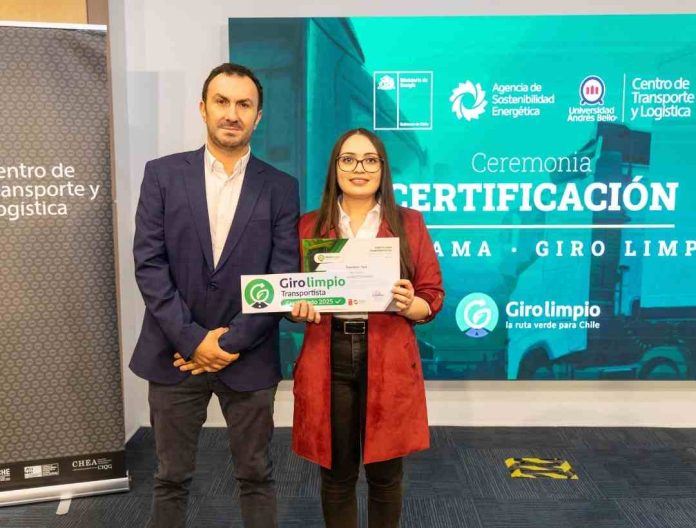 TOPTAINER recibió oficialmente certificación “GIRO LIMPIO 2025” otorgada por la agencia de sostenibilidad energética