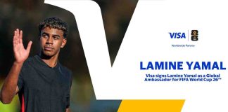 Visa firma al Fenómeno del Fútbol Lamine Yamal como Embajador Global para la Copa Mundial de la FIFA 26™