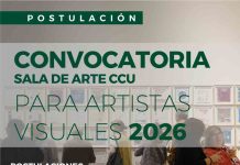 CCU EN EL ARTE ABRE SU CONVOCATORIA 2026 E INVITA A CREADORES NACIONALES A EXPONER EN SU ESPACIO CULTURA