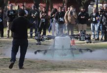 DJI Agras T100 el dron con capacidad de carga de hasta 100 kilos