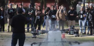 DJI Agras T100 el dron con capacidad de carga de hasta 100 kilos