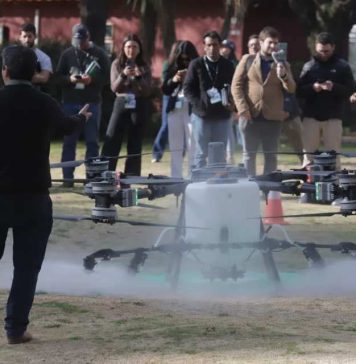 DJI Agras T100 el dron con capacidad de carga de hasta 100 kilos