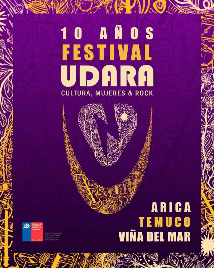 Festival UDARA cumple 10 años y se realizará en Temuco, Arica y Viña del Mar
