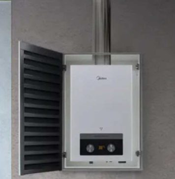 Seguros y eficientes Midea presenta su nueva línea de calefones tiro natural