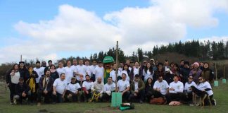 Turbus y Conaf reforestan sector de Reserva Nacional Lago Peñuelas afectado por megaincendio del 2024