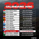 WRC Rally Chile Biobío 2026 se realizaría del 10 al 13 de septiembre CHILE ES CONFIRMADO EN CALENDARIO 2026 DEL CAMPEONATO MUNDIAL DE RALLY