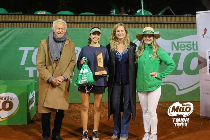 COPA MILO DISPUTADA EN SANTIAGO CORONÓ A JÓVENES PROMESAS DEL TENIS NACIONAL
