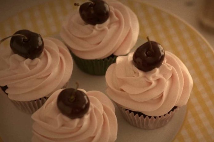 Cien años de sabor junto a TEKA cupcakes de chocolate con frosting de cereza
