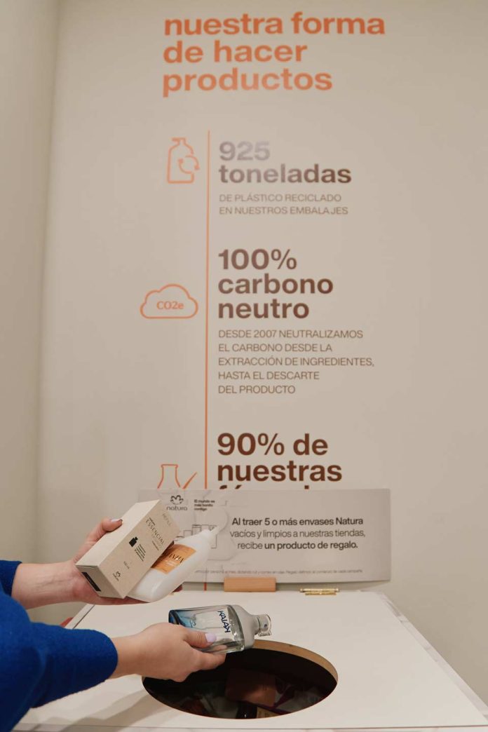 Natura renueva su programa de logística reversa: más tiendas, mejor logística y nuevo incentivo