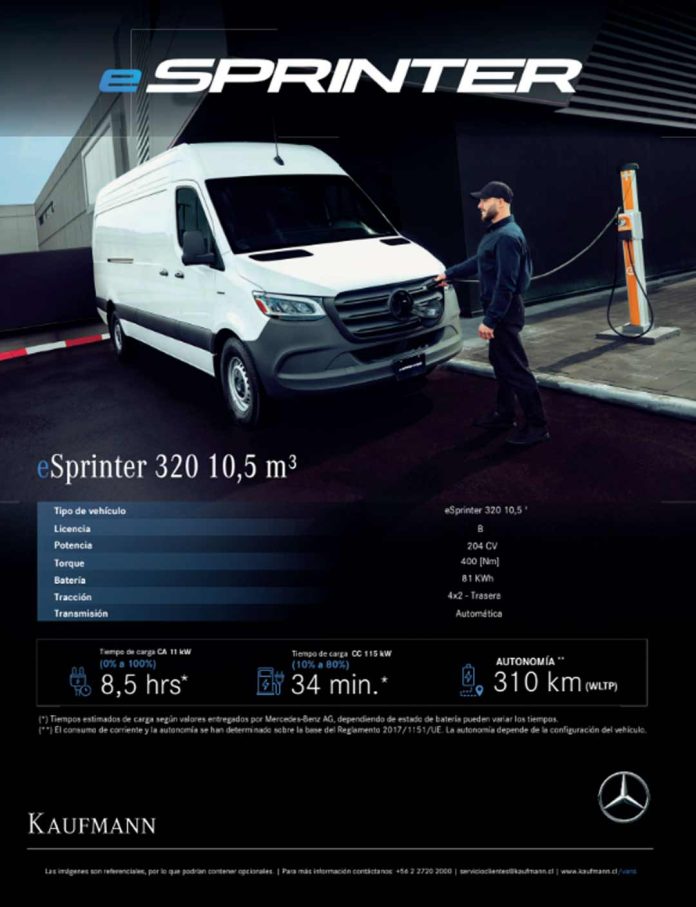 Press Kit lanzamiento eVans de Mercedes-Benz