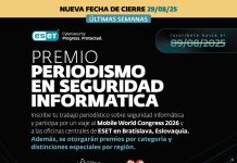 Últimos días para inscribirse al Premio ESET de Periodismo en Seguridad Informática (1)