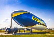 100 años de historia y orgullo: el dirigible de Goodyear despierta la magia del pasado