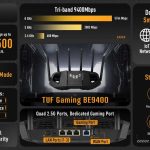 ASUS anuncia el router TUF Gaming BE9400 Tri-Band WiFi 7