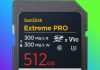 ¿Cómo leer una tarjeta de memoria? Aprende a identificar la mejor opción para tus necesidades. SNDK_Extreme_PRO_SD_UHS-II_V90_300MBs_512GB_Front_HR