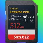 ¿Cómo leer una tarjeta de memoria? Aprende a identificar la mejor opción para tus necesidades. SNDK_Extreme_PRO_SD_UHS-II_V90_300MBs_512GB_Front_HR