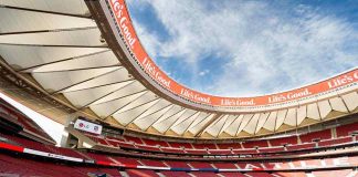 LG ENTREGA ENORMES TABLEROS QUE CAMBIARÁN LA FORMA DE VER FÚTBOL EN EL ESTADIO DEL ATLÉTICO DE MADRID