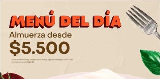 Menú del Día en Rappi que consumen miles de oficinistas en Chile
