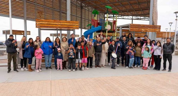 Michilla estrenó importantes mejoras en Plaza de la Tranquilidad