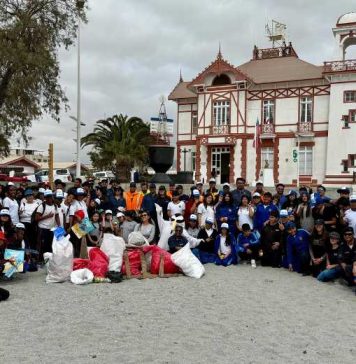Sector público, privado y comunidades se unen en jornada para retirar residuos en borde costero de Mejillones