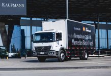 Shell Lubricantes y Kaufmann celebran 30 años de alianza con entrega de camión Mercedes-Benz Atego 0 km