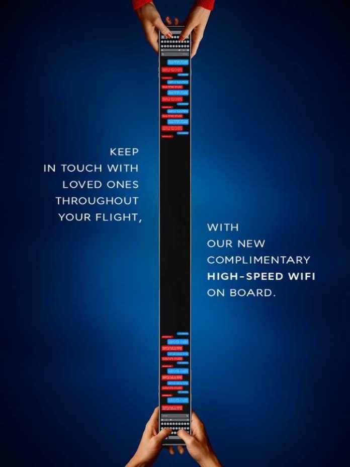 Wifi de alta velocidad gratuito ahora disponible a bordo de los vuelos de Air France