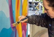 Alessia Innocenti Serrano gana el concurso “Mural a Cielo Abierto Lo Barnechea 2025”