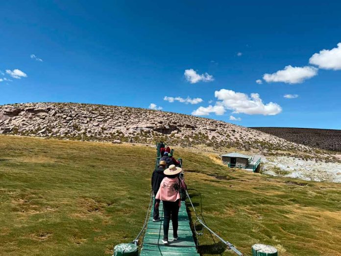 Más de 100 personas han vivido los “Baños de Naturaleza” realizados por CONAF en el Parque Nacional Lauca