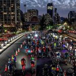 CicloRecreoVía Nocturna se tiñe de rosa e invita a pedalear, caminar y patinar por la concientización del cáncer de mama