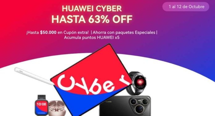 Huawei se suma al Cyber con descuentos de hasta un 63%