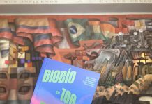 Los últimos días de Biobío en 100 Palabras invitan a recorrido y taller de escritura sobre icónico mural de la pinacoteca UdeC y repartición de libros en Parque Ecuador