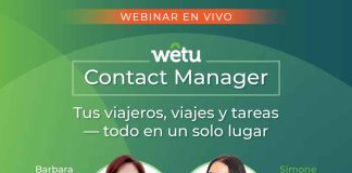 Wetu, plataforma tecnológica especializada en viajes B2B, anunció el lanzamiento de Wetu Contact Manager. Una herramienta diseñada para agentes