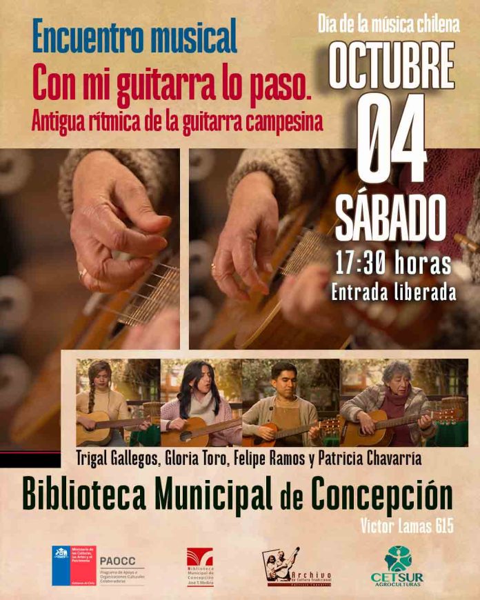 encuentro en vivo de guitarra campesina este sábado