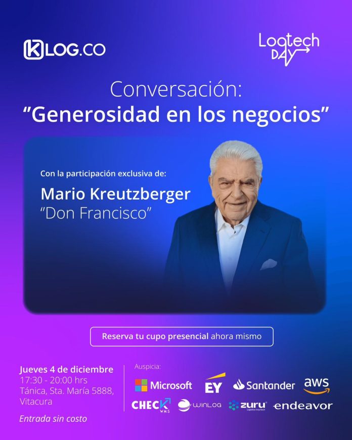 Conversatorio MK Logtech Day Cuando la logística se encuentra con la generosidad: Don Francisco será parte del Logtech Day 2025