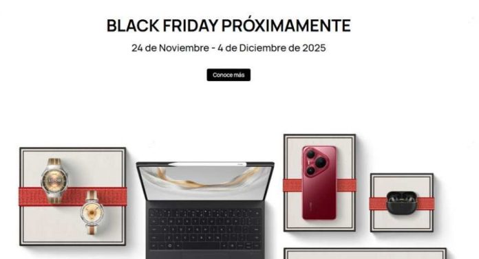 Huawei llega al Black Friday con descuentos de hasta un 49% en su sitio web oficial